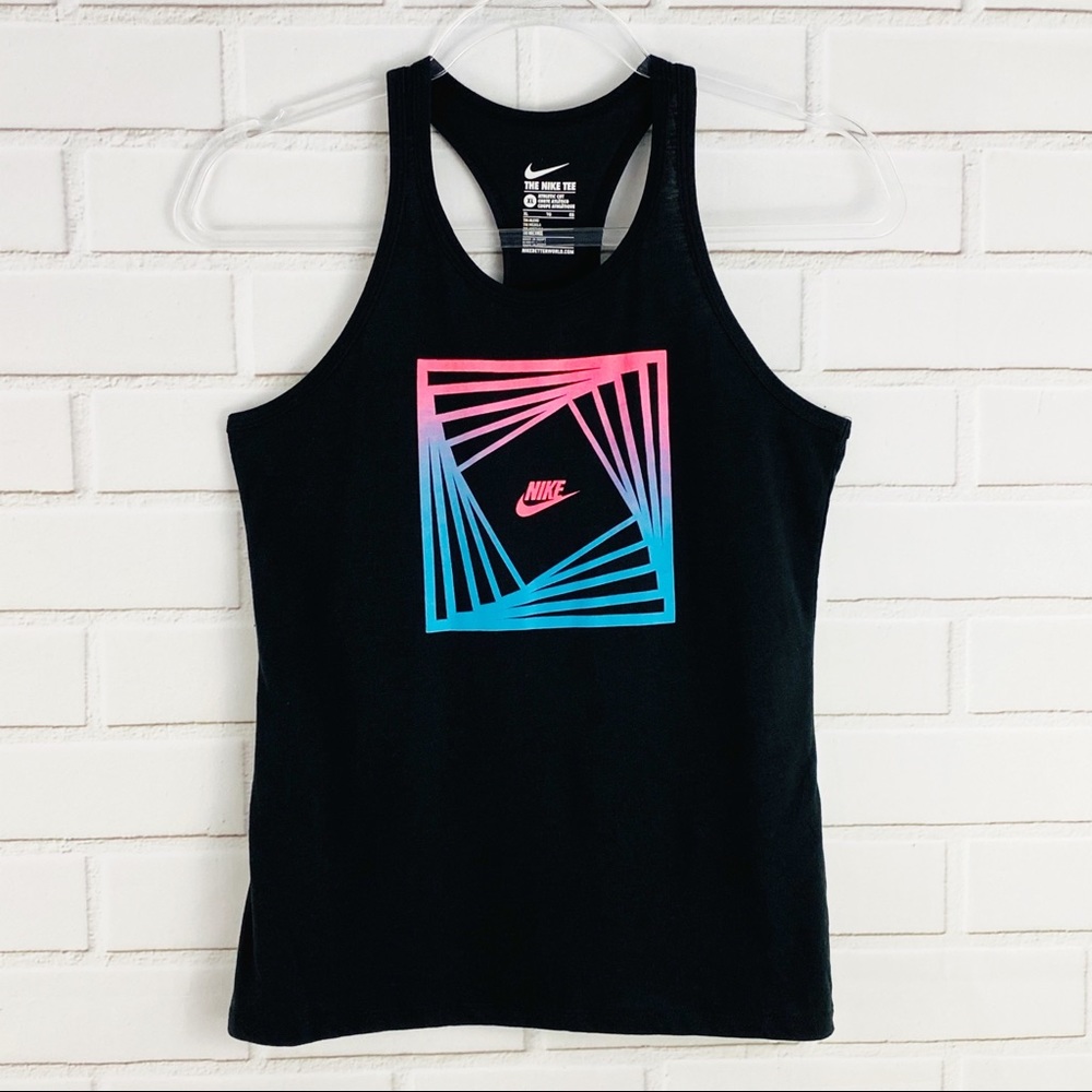 The Nike Tee Black Training Tank Top